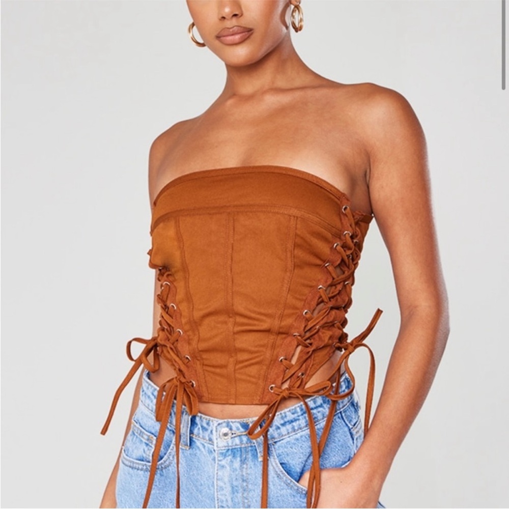 PRETTY LITTLE THING Strapless Corset / Bustier 2
